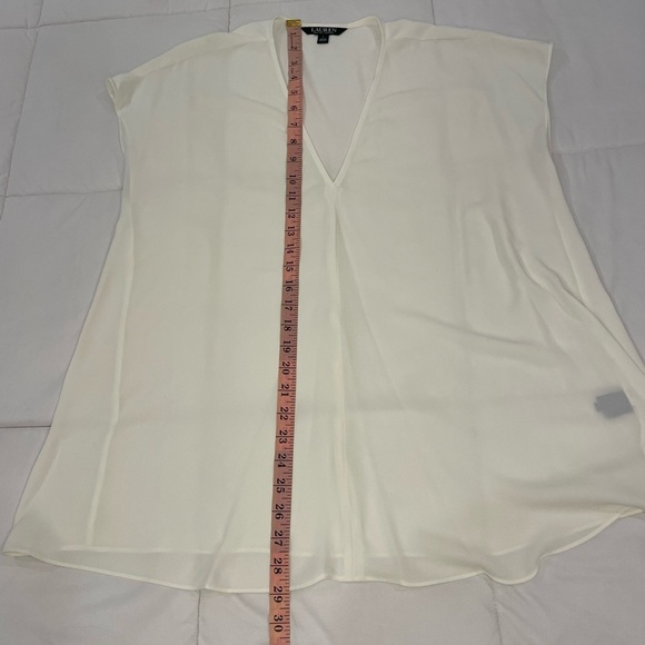 Ralph Lauren Women's Cream soft blouse - Picture 8 of 10